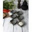 Соусник квадратный с 2-мя ручками 7х10 см h 4.2 см, Seasons Темно-серый, Porland, изображение 5