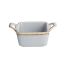 Соусник квадратный с 2-мя ручками 7х10 см h 4.2 см, Seasons Серый, Porland, изображение 2