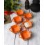 Соусник квадратный с 2-мя ручками 7х10 см h 4.2 см, Seasons Оранжевый, Porland, изображение 2