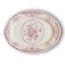 Блюдо овальное 30,5x22 см, цвет декора розовый, Bitossi
