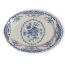 Блюдо овальное 30,5x22 см, цвет декора синий, Bitossi