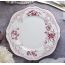 Тарелка мелкая d 21 см, h 2 см, фарфор, Red Rose, Casa di fortuna