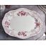 Блюдо овальное 38x26,5 см, h 3,3 см, фарфор, Red Rose, Casa di fortuna