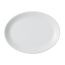Тарелка овальная без рима 18см, цвет белый, SOLEY, Porland