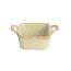 Соусник квадратный с 2-мя ручками 7х10 см h 4.2 см, Seasons Желтый, Porland